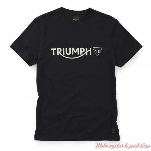 Tee-shirt Cartmel noir homme Triumph