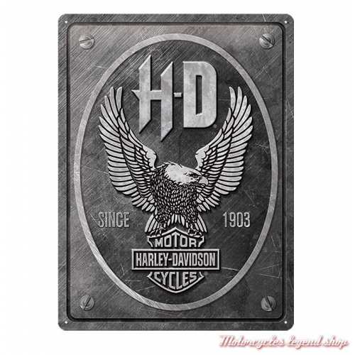 Plaque métal Eagle Harley-Davidson