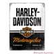 Plaque métal Harley-Davidson