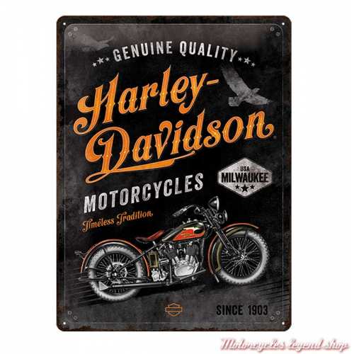 Plaque métal Timeless Harley-Davidson