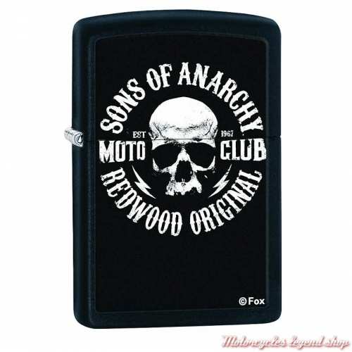 Zippo Sons of Anarchy, metal noir mat, 60000170