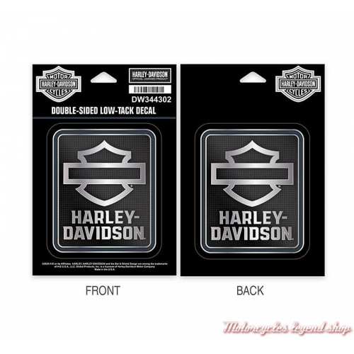 sticker de vitre Insignia Harley-Davidson