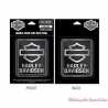 stickers de vitre Insignia Harley-Davidson léger adhésif, double face, DW344302