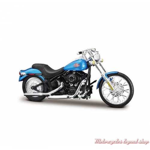 Miniature FXSTB Night Train 2002 bleu Harley-Davidson, Maisto, echelle 1/18