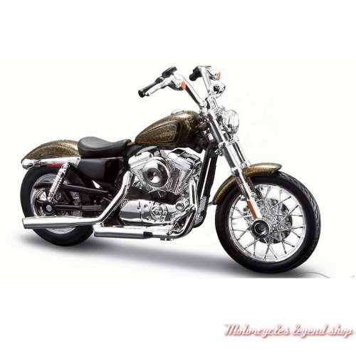 Miniature XL1200V Seventy-Two marron 2013 Harley-Davidson, Maisto, echelle 1/18