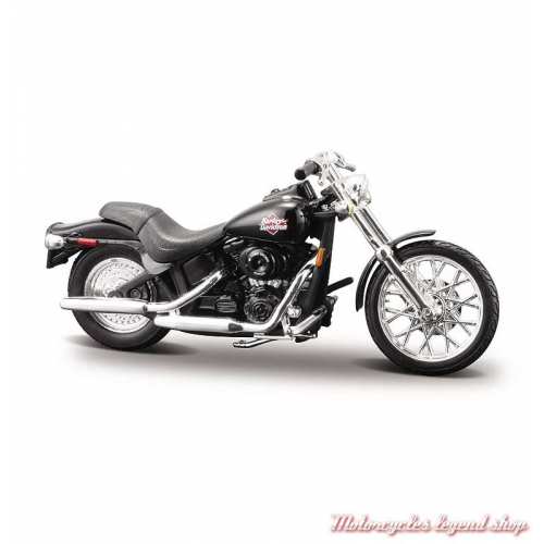 Miniature FXSTB Night Train 2002 Harley-Davidson, noir, echelle 1/24