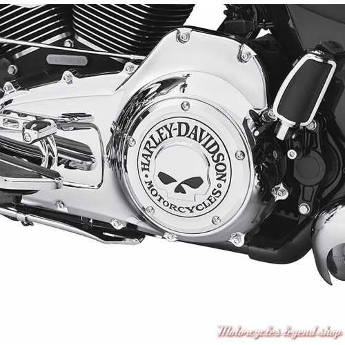 Trappe d&#039;embrayage Skull chrome Harley-Davidson, visuel 25700469