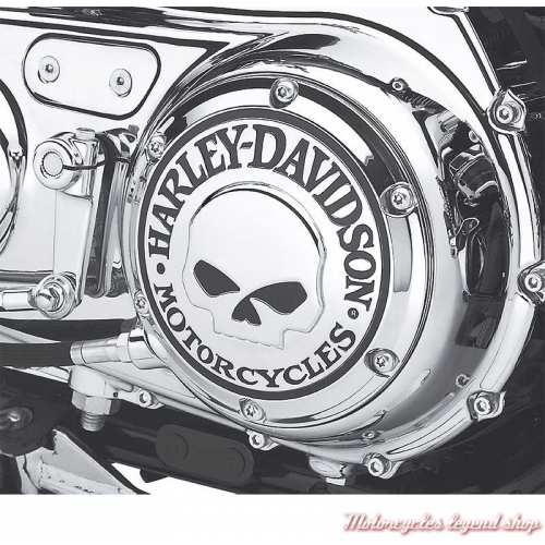 Trappe d&#039;embrayage Skull chrome Harley-Davidson, visuel 25440-04A