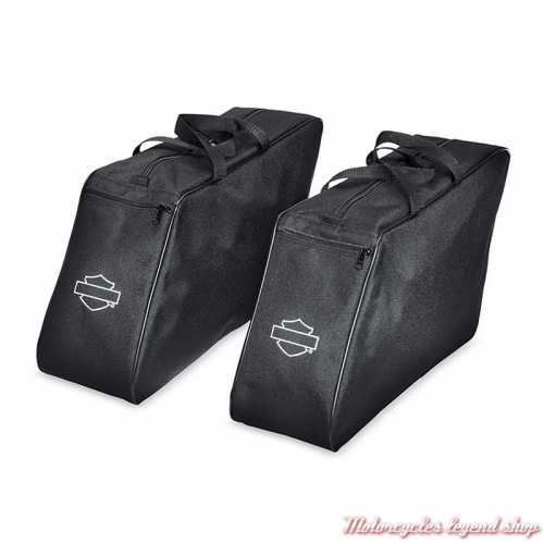 Bagages rigides Travel-Paks Harley-Davidson noirs, pour Touring 91885-97A