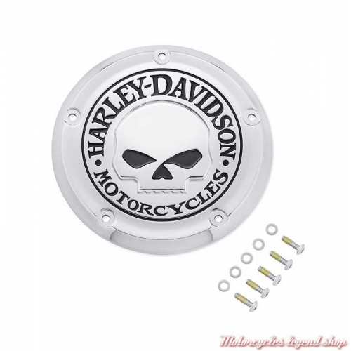 Trappe d'embrayage Skull chrome Harley-Davidson 25700958
