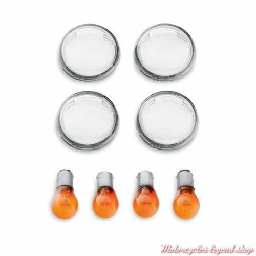 Kit de cabochons de clignotants incolore Harley-Davidson