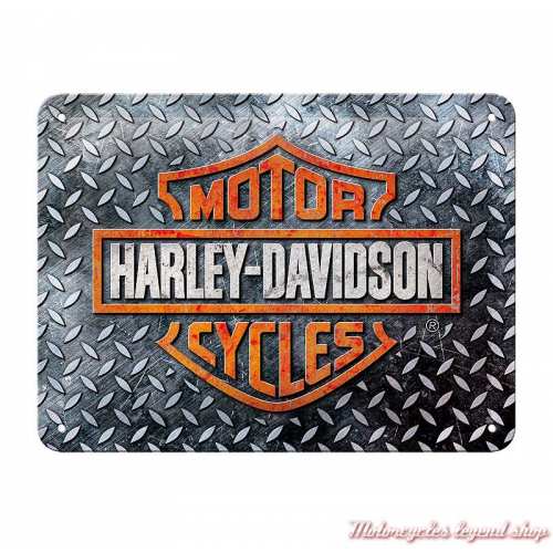 Plaque métal Logo Harley-Davidson