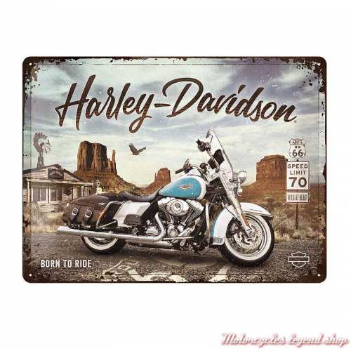 Plaque métal Canyon Harley-Davidson