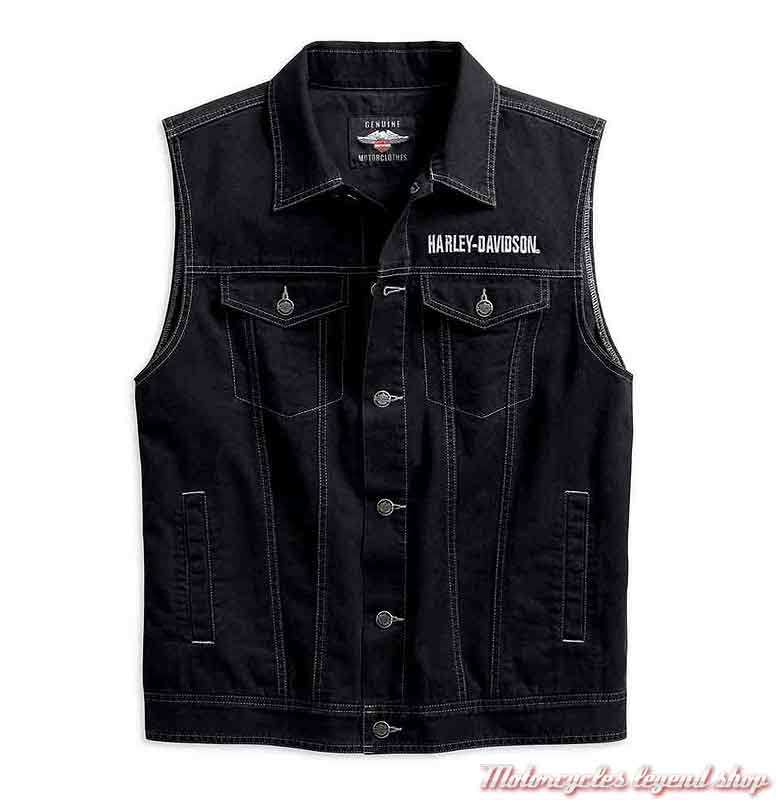 veste sans manche harley davidson