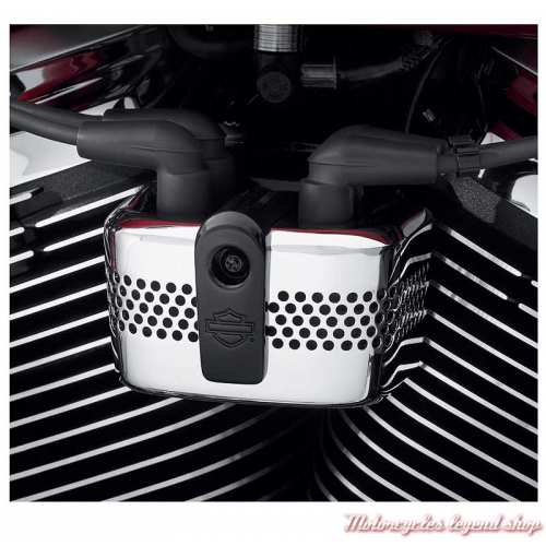 Cache-bobine chrome Harley-Davidson Softail, visuel, 57300214