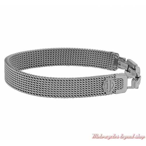 Bracelet acier Rally Harley-Davidson femme