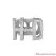 Plaque H-D Silver Rally Harley-Davidson