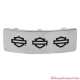 Plaque Triple Bar & Shield Silver Rally Harley-Davidson
