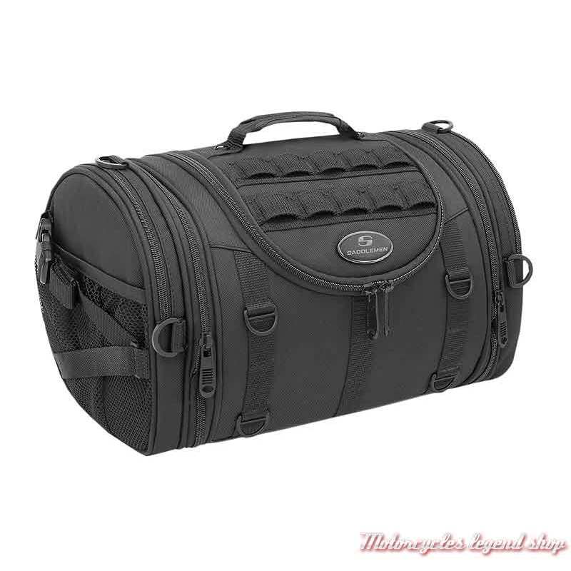 Saddlemen 3515-0113 Rücksitztasche Für Motorrad – Mit Versa-Mount & Sissy-Bar-Gurt, Abnehmbaren Rucksackgurten, Regen Geschützt
