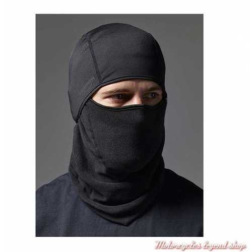 Cagoule Balaclava Triumph, noir, polyester, élasthanne, visuel, MFNA2052