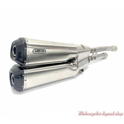 Echappement ARROW Scrambler 1200 Triumph 2:2 acier, carbone, A9680044