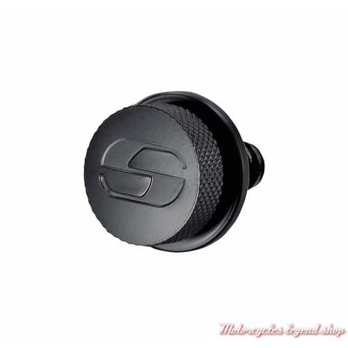 Vis de selle Saddlemen alu noir, 1/4" - 20, pour Harley-Davidson, 0820-0097