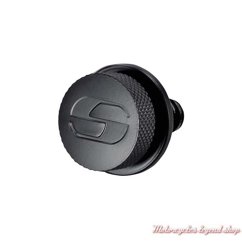 Vis de selle Saddlemen alu noir, 1/4" - 20, pour Harley-Davidson, 0820-0097