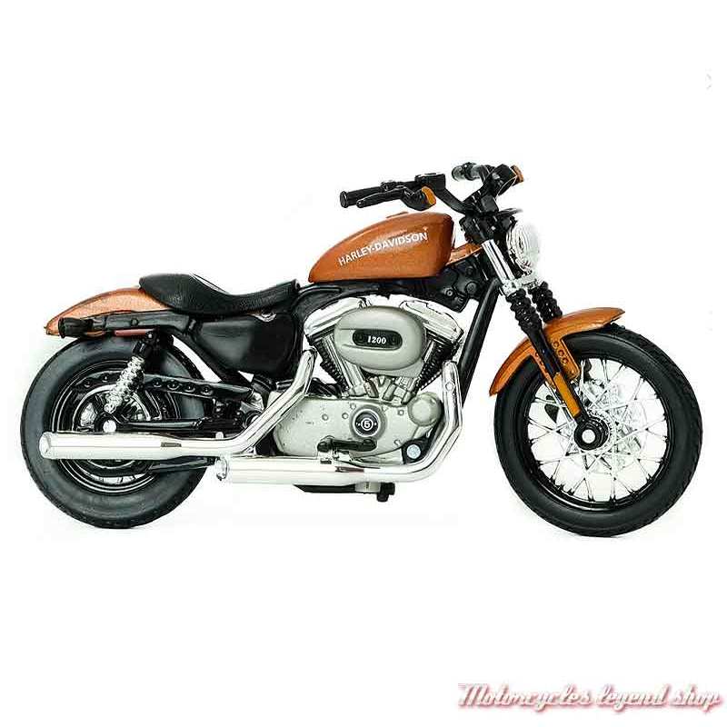 Miniature XL 1200N Nightster 2007 Harley-Davidson, marron, echelle 1/18