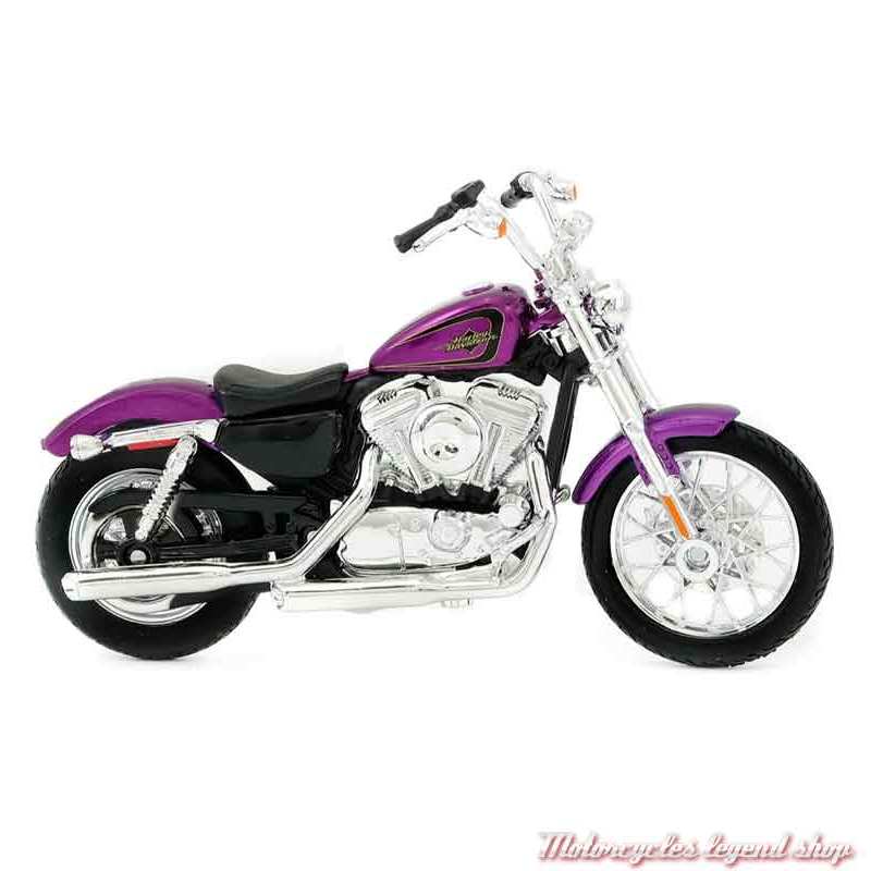 Miniature XL 1200V Seventy-Two 2013 Harley-Davidson, purple, echelle 1/18