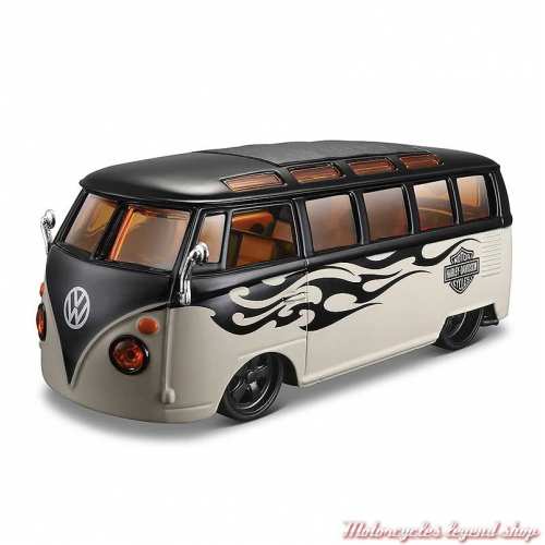 Miniature VW Van Samba Harley-Davidson