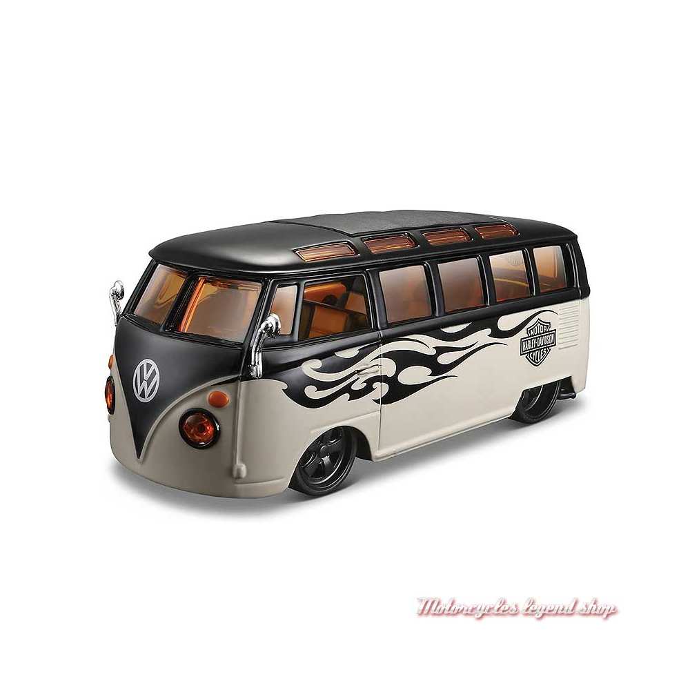 Miniature VW Van Samba Harley-Davidson