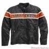Blouson textile Generations, homme, noir, orange, beige, vintage, Harley-Davidson 98162-21VM