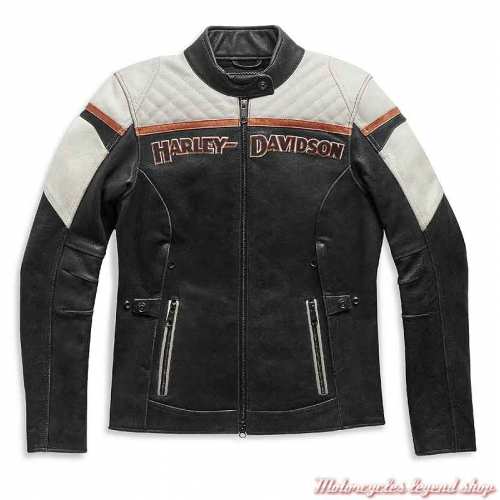 Blouson cuir Miss Enthusiast II Harley-Davidson femme