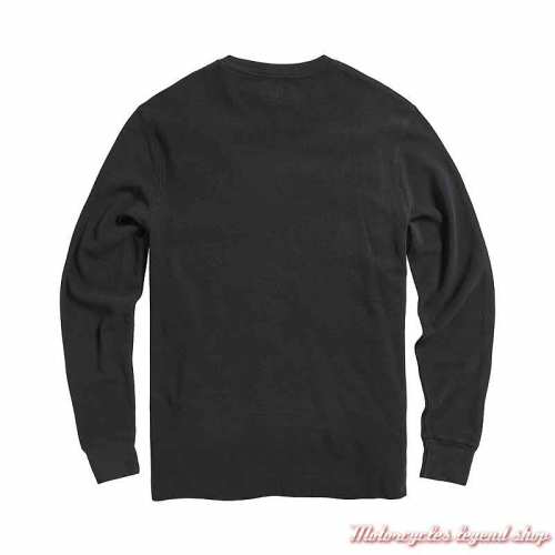 Tee-shirt Bettman Jet Black homme Triumph, manches longues, coton, dos, MTLS21010