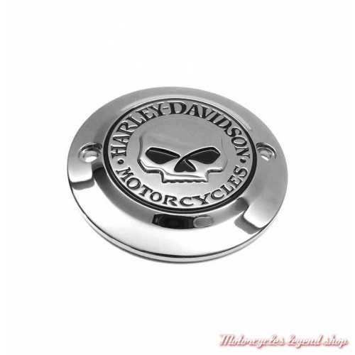 Cache carter de distribution Willie G. Harley-Davidson chrome, modèles XL, XR, 32972-04A