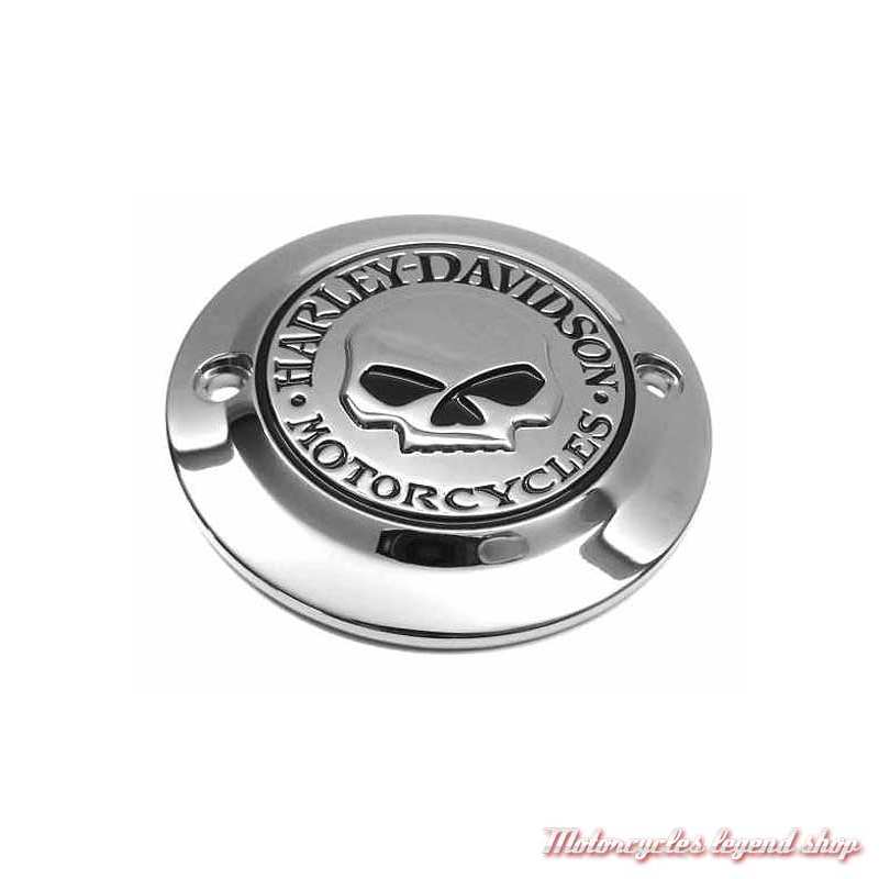 Cache carter de distribution Willie G. Harley-Davidson chrome, modèles XL, XR, 32972-04A