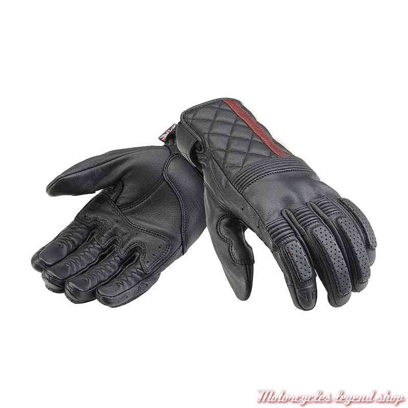 Gants cuir Sulby 2 Triumph, cuir noir, MGVS21126