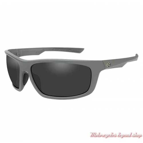 Lunettes solaire Gears grey Harley-Davidson gris mat, verres gris, HAGRS01