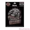 Sticker Eagle Engine Harley-Davidson, gris, orange, DC202643