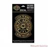 Sticker Gold Harley Shield Harley-Davidson, noir, doré, DC278772