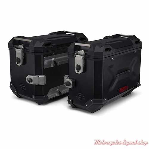 Valises latérales aluminium noir Pan America Harley-Davidson 90202088