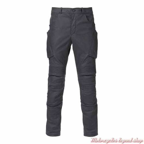 Pantalon cargo Redgate Triumph homme, enduit, waterproof, noir délavé, MDJS21108