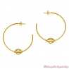 Boucles d'oreilles Small Bar & Shield Harley-Davidson