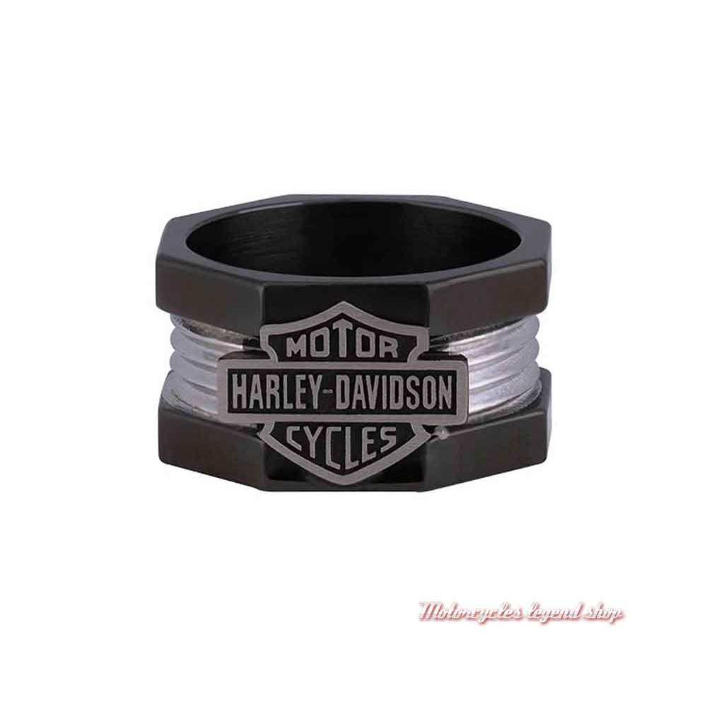 Bague acier Nut & Bolt Harley-Davidson homme - Motorcycles Legend shop