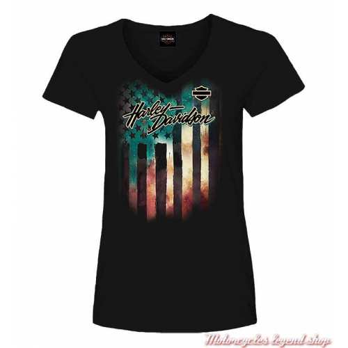 Tee-shirt Sparkler Harley-Davidson femme