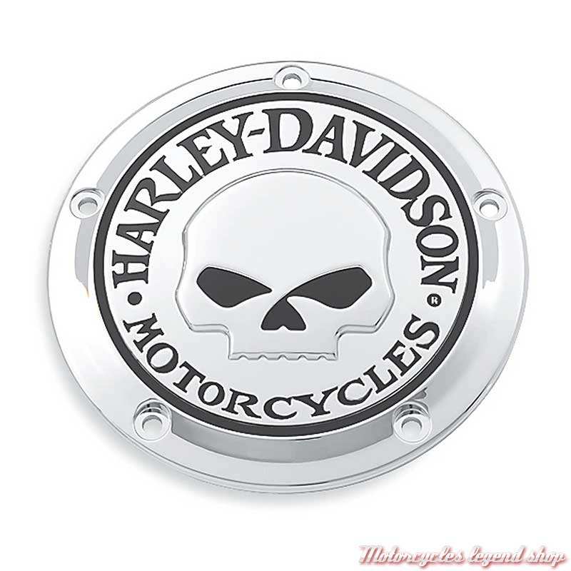 Trappe d'embrayage Skull chrome Harley-Davidson 25441-04A