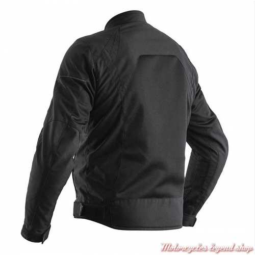 Blouson été textile Aero RST homme, noir, léger, CE, dos, 102300BLK