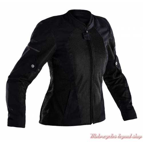 Blouson été textile F-Lite RST femme, noir, léger, CE, 102575BLK