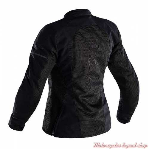 Blouson été textile F-Lite RST femme, noir, léger, CE, dos, 102575BLK