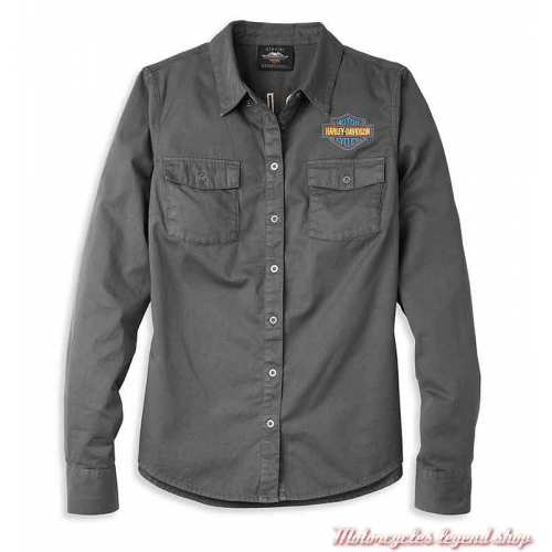 Chemise Bar & Shield Harley-Davidson femme